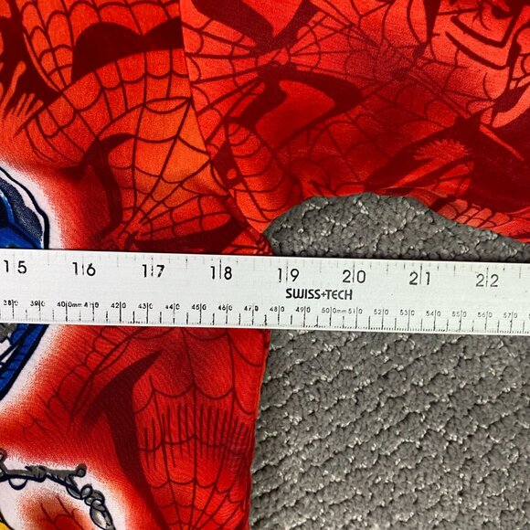 Vintage 2002 Spider-Man Button Up Shirt Boy's Large Movie Promo Spiderman Marvel - Picture 7 of 8